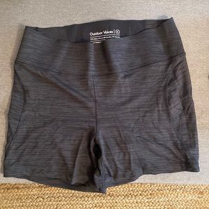 Outdoor Voices Black Heather Bike Shorts